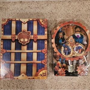 Monster High Doll Set with Blue and Brown Gear Accents